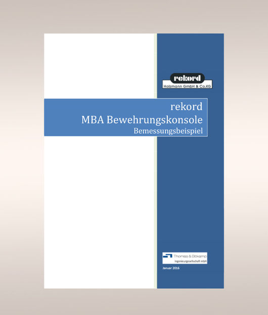 MBA® Bewehrungskonsole