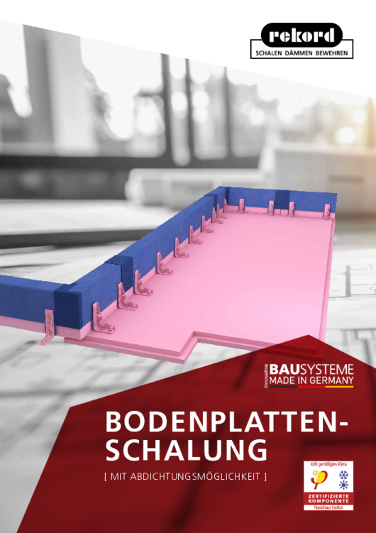 Bodenplattenschalung
